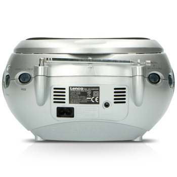 Lenco CD magnetola, melna/ sudraba (SCD-24 Black/Silver)