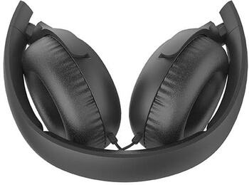 PHILIPS austiņas ar galvas stīpu un mikrofonu, melnas (TAUH201BK/00)