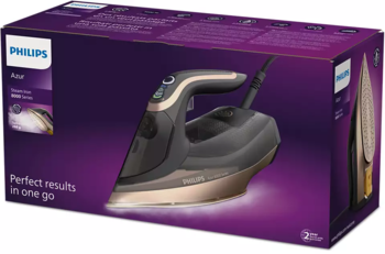 PHILIPS 8000 sērijas Tvaika gludeklis,3000W, melns (DST8041/80)