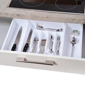 Kesper virtuves piederumu organizators, balts (104227)