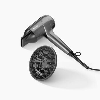 BaByliss Titanium Shine matu fēns, 1600 W, pelēks (D6200DE)