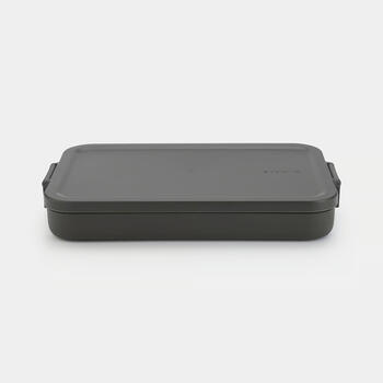 BRABANTIA Make & Take pusdienu kārba, plakana, dark grey (202704)
