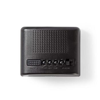 Nedis digitālais radio modinātājs, melns (CLDK008BK)