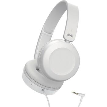 JVC austiņas ar vadu un mikrofonu, baltas (HA-S31M-W-E)
