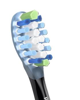 Sonicare C3 Premium Plaque Defence zobu birstes uzgalis (2gab) melns (HX9042/88)