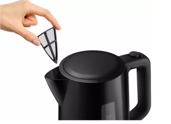 PHILIPS tējkanna 1.7 l, melna (HD9318/20)