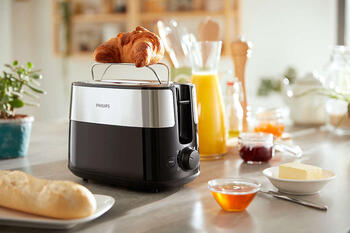 PHILIPS Daily Collection Tosteris, 830 W (melns) (HD2516/90)