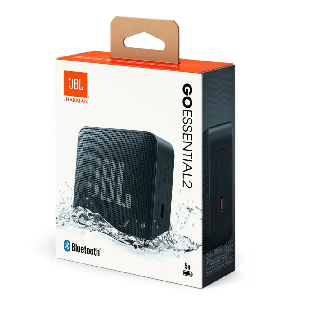 JBL GO Essential 2 portatīvā skanda, melna (JBLGOES2BLKEU)