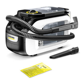 KARCHER SE 3-18 traipu tīrītājs (1.081-506.0) + Battery Power 18V, 2,5 Ah akumulators (SE 3 Promo)