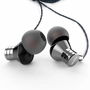 AIWA In-Ear stereo austiņas ar mikrofonu, pelēkas (ESTM-50SL)