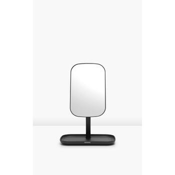 BRABANTIA ReNew spogulis ar plauktiņu, Dark Grey (280702)