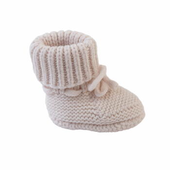 Lodger Slipper Merino vilnas čībiņas, Birch, 6-12m (SLM 599_6-12)
