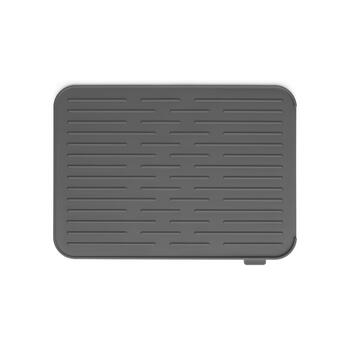 BRABANTIA Silikona trauku žāvēšanas paliktnis, dark grey (117442)