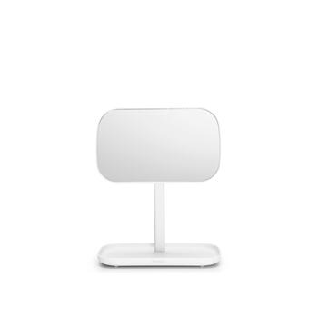 BRABANTIA ReNew spogulis ar plauktiņu, White (280726)