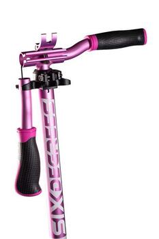 Six Degrees Aluminium Scooter skrejritenis 145 mm, rozā (AU 584)