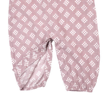 Lodger Jumper Tribe Muslin mazuļu rāpulis bez pēdiņām, Rose, 74 cm (JP 107_74)
