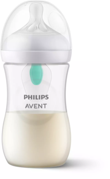 Philips Avent Natural Response pretkoliku pudelīte ar AirFree vārstu 260 ml, vidējas plūsmas knupītis, 1m+ (SCY673/01)
