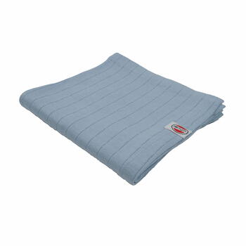 Lodger Swaddler Solid kokvilnas autiņš, 70x70 cm, Blue Fogg (SSW 110)