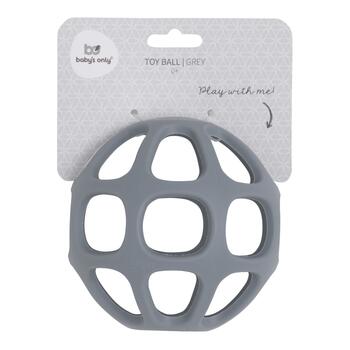 Baby's only silikona zobgrauznis bumba, 0+, Grey (BO-860.862.022.50)