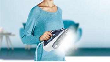 TEFAL Express gludeklis, 2400W, zils/balts (FV2837E0)
