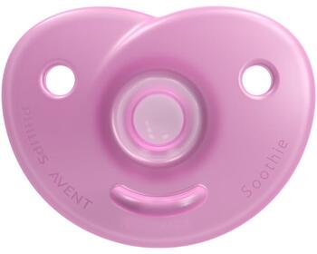 Philips Avent Soothie silikona māneklītis ar silikona vairogu, 0-6M, 2 gab. (SCF099/27)