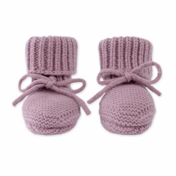 Lodger Slipper merino vilnas čībiņas, Mauve, 0-6m (SLM 330_0-6)