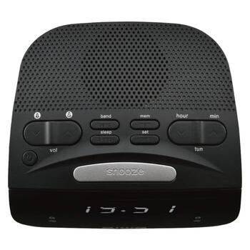 AIWA digitālais radio modinātājs, melns (CR-15)