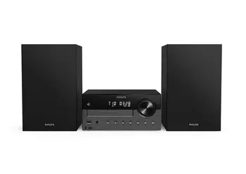PHILIPS Mikro mūzikas sistēma ar Bluetooth, DAB+, melna (TAM4505M2/12)