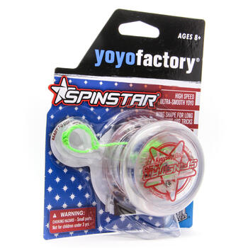 YoYoFactory YO-YO SPINSTRAR iesācējiem/ar iemaņām, tumsā spīd, sarkans (YO 618)