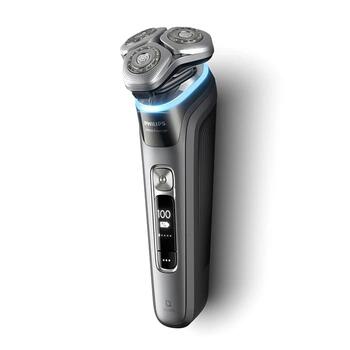 PHILIPS i9000 Prestige Ultra Elektroskuveklis mitrai/sausai skūšanai (lādējams), Tumšs šīferis (XP9202/10)