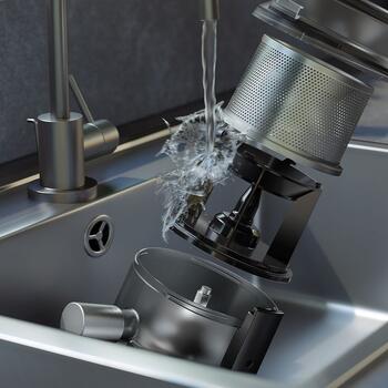 PHILIPS Flip&Juice blenderis, 1500W, melna un metāliska (HR3770/10)