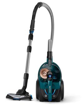 PHILIPS PowerPro Expert Bagless bezmaisa putekļsūcējs, (melns ar zaļu) (FC9744/09)