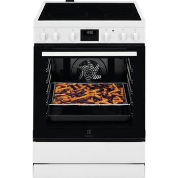 Electrolux elektriskā plīts ar elektrisko cepeškrāsni, balta (LKR64023AW)