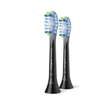 Sonicare C3 Premium Plaque Defence zobu birstes uzgalis (2gab) melns (HX9042/88)