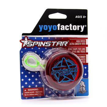 YoYoFactory YO-YO SPINSTRAR iesācējiem/ar iemaņām, sarkans (YO 444)