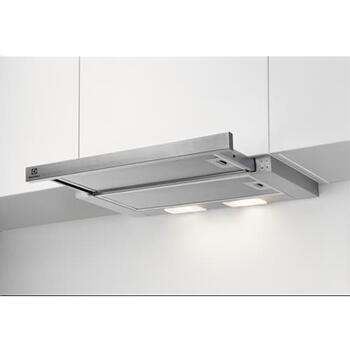Electrolux izvelkams tvaika nosūcējs, 60 cm, C, pelēks (LFP326S)