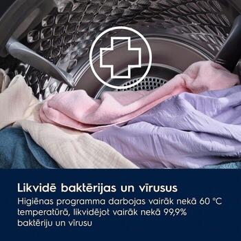 Electrolux veļas žāvētājs ar siltumsūkni, 9 kg (EW7D495UDE)