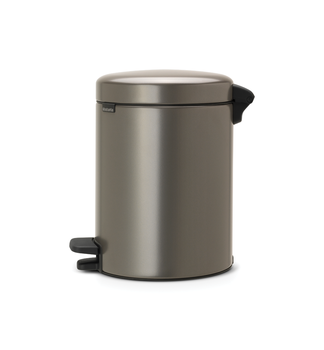 BRABANTIA atkritumu tvertne ar pedāli NewIcon, 5 l, Platinum (112683)