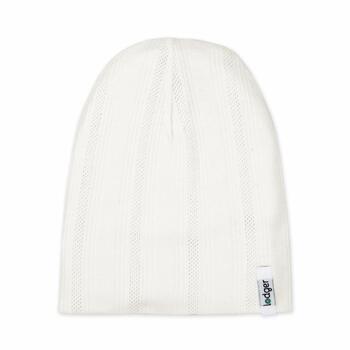 Lodger Beanie Pointelle bērnu cepurīte, Cream, 0-6 mēn. (BEP 112_0-6)