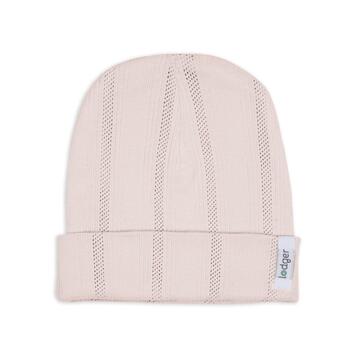 Lodger Beanie Pointelle bērnu cepurīte, Powder, 0-6 mēn. (BEP 023_0-6)