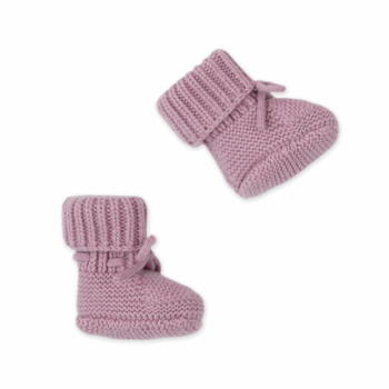 Lodger Slipper merino vilnas čībiņas, Mauve, 0-6m (SLM 330_0-6)