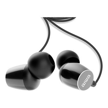 AIWA In-Ear austiņas, melnas (ESTM-30BK)