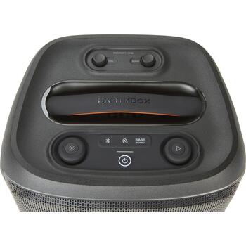JBL Partybox Encore 2 portatīvā mūzikas sistēma ar mikrofonu, 100 W, melna (JBLPBENCORE2EP)