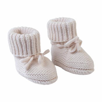 Lodger Slipper Merino vilnas čībiņas, Birch, 6-12m (SLM 599_6-12)