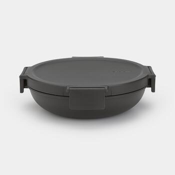 BRABANTIA Make & Take pusdienu bļoda, 1L, dark grey (206009)