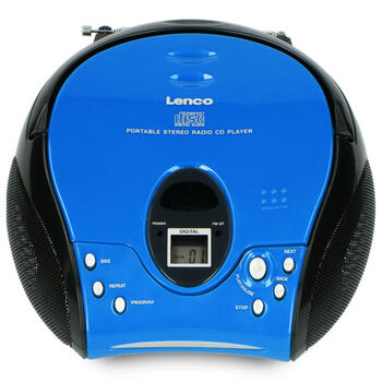 Lenco CD magnetola, zila/melna (SCD-24 Blue/Black)