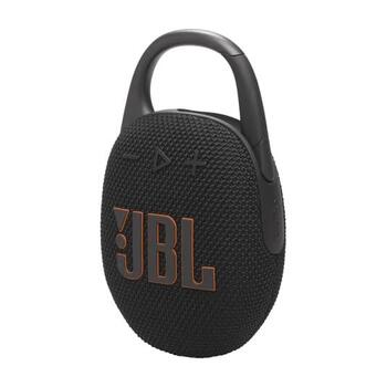 JBL ūdensizturīga portatīvā skanda ar karabīni, melns (JBLCLIP5BLK)