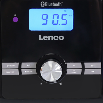 Lenco Mikro mūzikas sistēma ar Bluetooth, melna (MC-030BK)