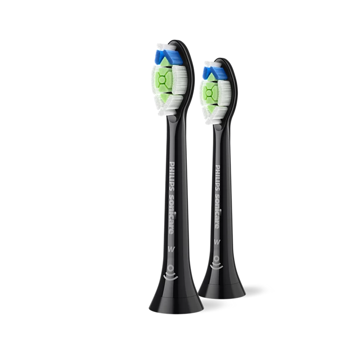 Sonicare Optimal White birstes uzgaļi (2gab.), melns (HX6062/88)