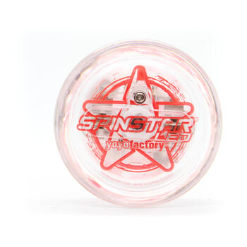 YoYoFactory YO-YO SPINSTRAR iesācējiem/ar iemaņām, tumsā spīd, sarkans (YO 618)